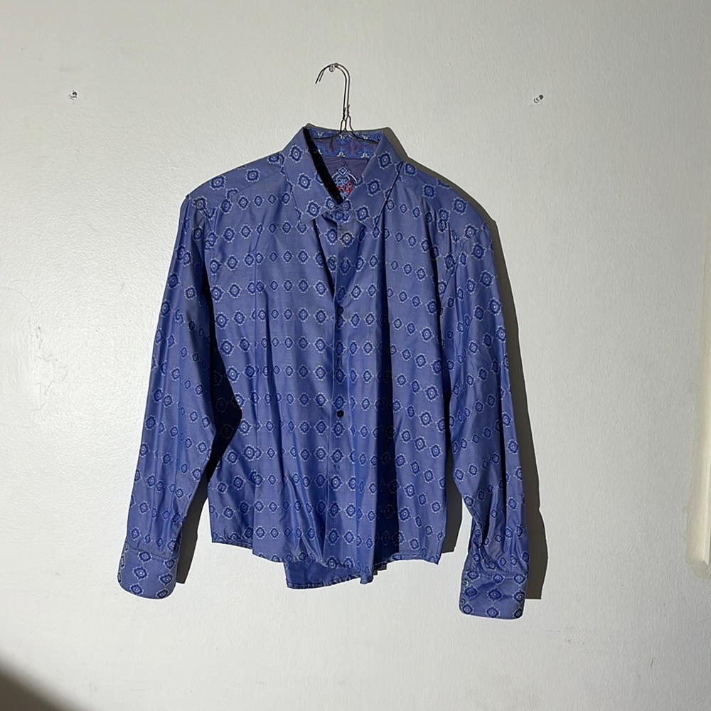 Robert Graham Blue Dress Shirt